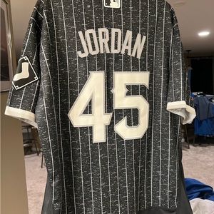 Michael Jordan #45 White Sox Jersey